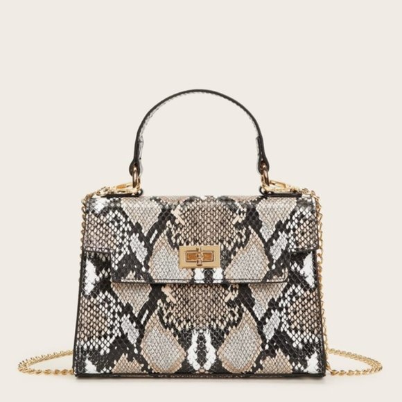 Handbags - Snakeskin Satchel